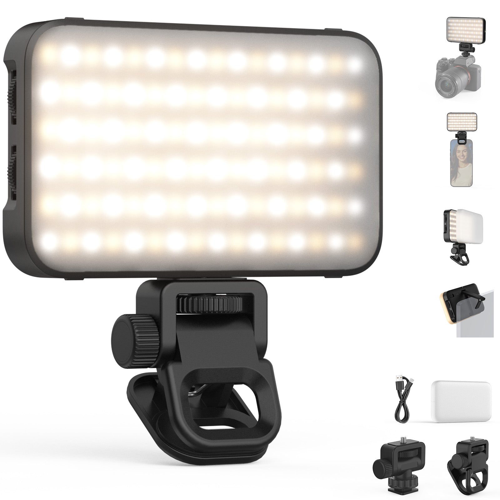 NEEWER N15 Clip On Magnetic Selfie Light