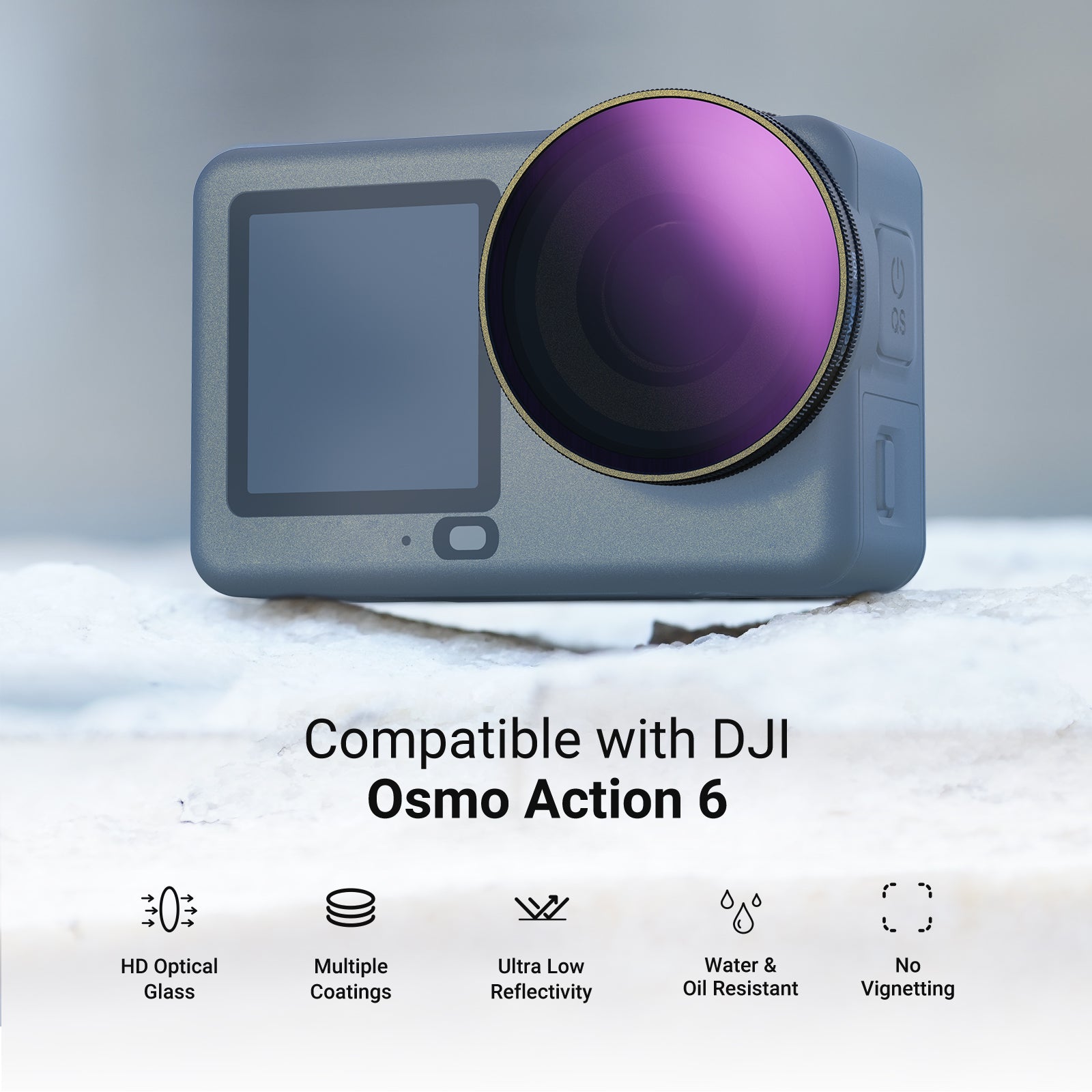 These filters are compatible withthe DJI Osmo Action 6