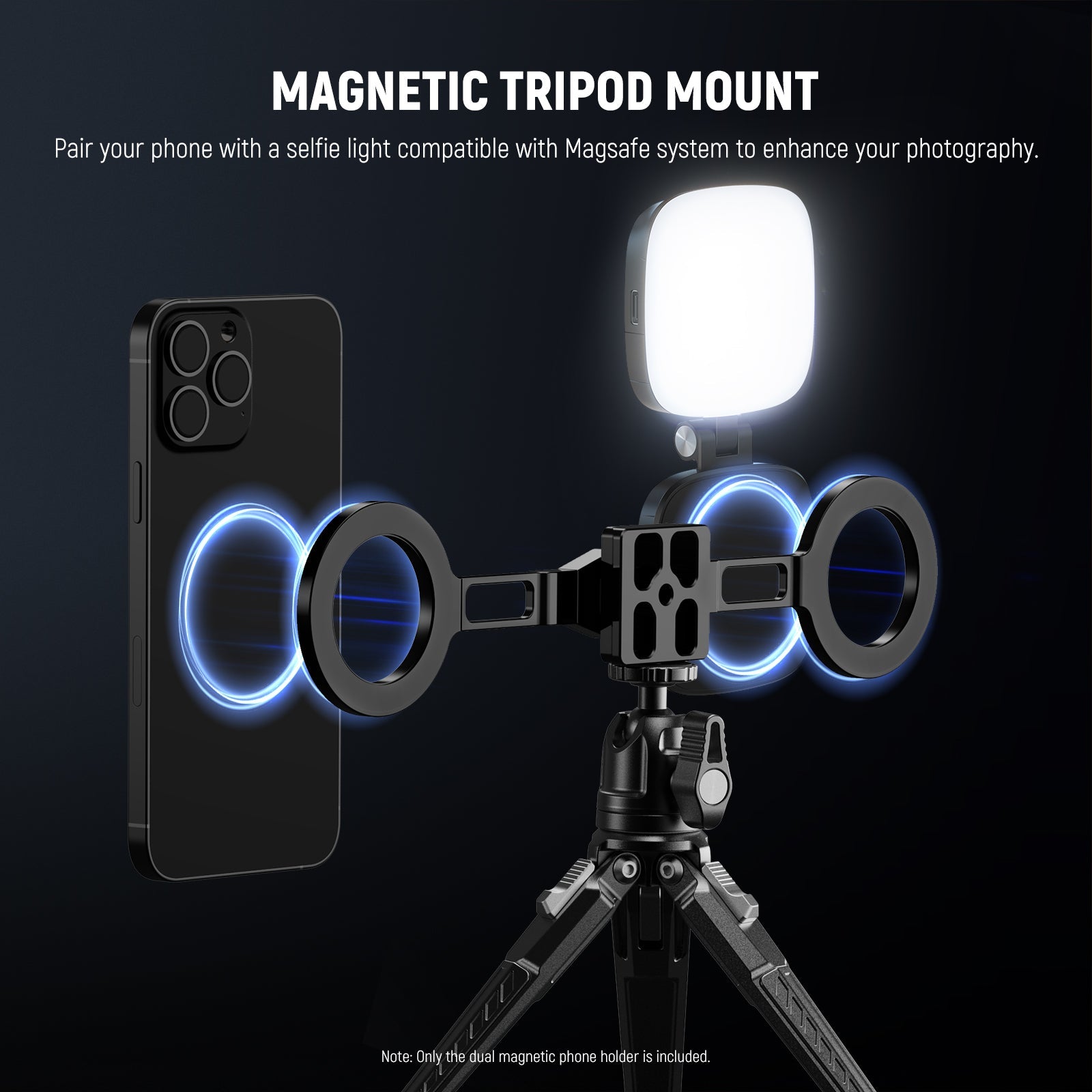 Pair your phone with a selfie light compatible with MagSafe system to enhance your photography