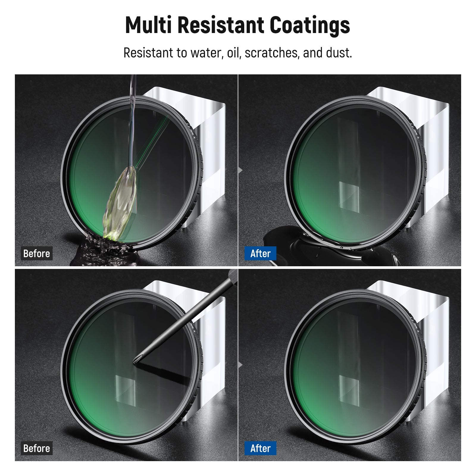 Multiple AR & AF Coatings