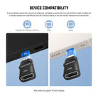 NEEWER LM4 USB C to C & USB C to iOS OTG Adapters Set can connect with numerous phones and tablets, as well as both new and old iPhone models,