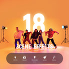 NEEWER FS600C 600W COB Light offers 18 scene effects.