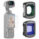 NEEWER Wide Angle + Blue Anamorphic Lens Kit for Pocket 3