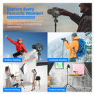 Neewer S251C 78.7 Inches/200CM Foldable and Adjustable & Carbon Fiber Photography Tripod Light Stand with Bag