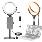 NEEWER RL7B Desk Ring Light with Stand & Phone Holder