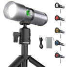 NEEWER FL10 Photography Flashlight with Mini Tripod Kit