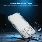 NEEWER PA144 Phone Cage Kit for iPhone 17 Pro Max is made of tough aluminum alloy with shockproof rubber lining