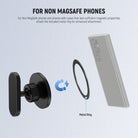 The golf cart phone holder is compatible with MagSafe system