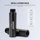 The mic stand extension accessories made from lightweight and sturdy aluminum alloy.