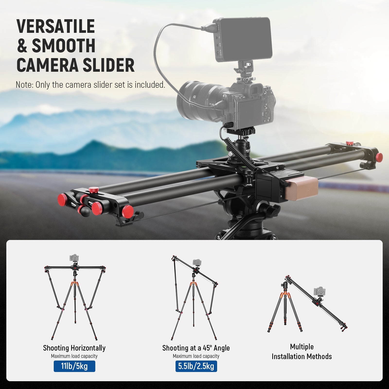 Versatile & Smooth Camera Slider