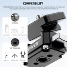 The camera quick release plate is exclusively compatible with action cameras