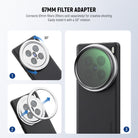 NEEWER PA113 Phone Case For VIVO X100 Ultra Kit includes a 67mm filter adapter