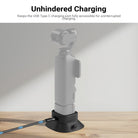 NEEWER AC023 Suction Cup Desktop Mount keeps the USB Type C charging port fully accessible for uninterrupted charging.