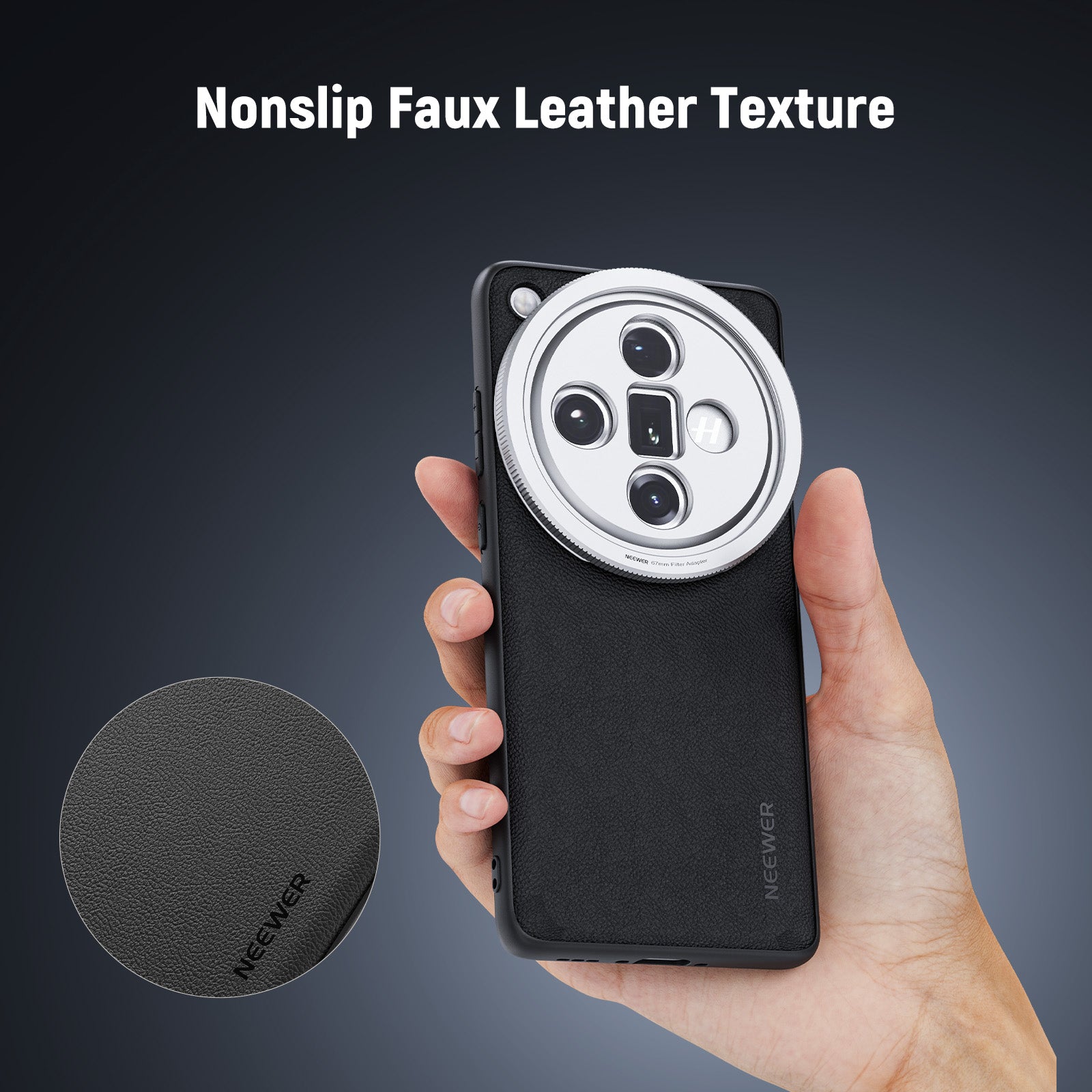 Nonslip Faux Leather Texture