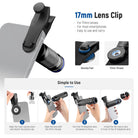 NEEWER 17mm Phone Lens Clip is simple to use.
