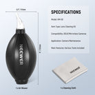 Specifications of the NEEWER HM-50 2 in 1 Camera Lens Cleaning Kit