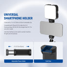 The 5.4-8.5cm phone clamp clip of fence mount accessories kit is ideal for phones.