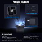 Package Contents of the NEEWER NW-Z4 4 Channel NP-FZ100 Charger Kit