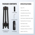 Package Contents of the NEEWER TP14 Travel Tripod Kit