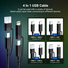 4 in 1 USB cable