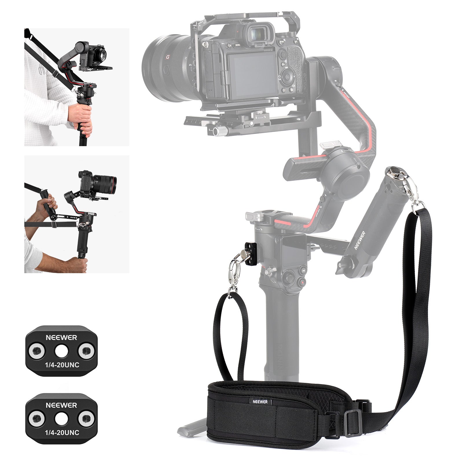 NEEWER GA014 Strap Kit for DJI RS4 RS4 Pro RS3 RS3 Pro RS2 RSC2 Ronin –  NEEWER.EU