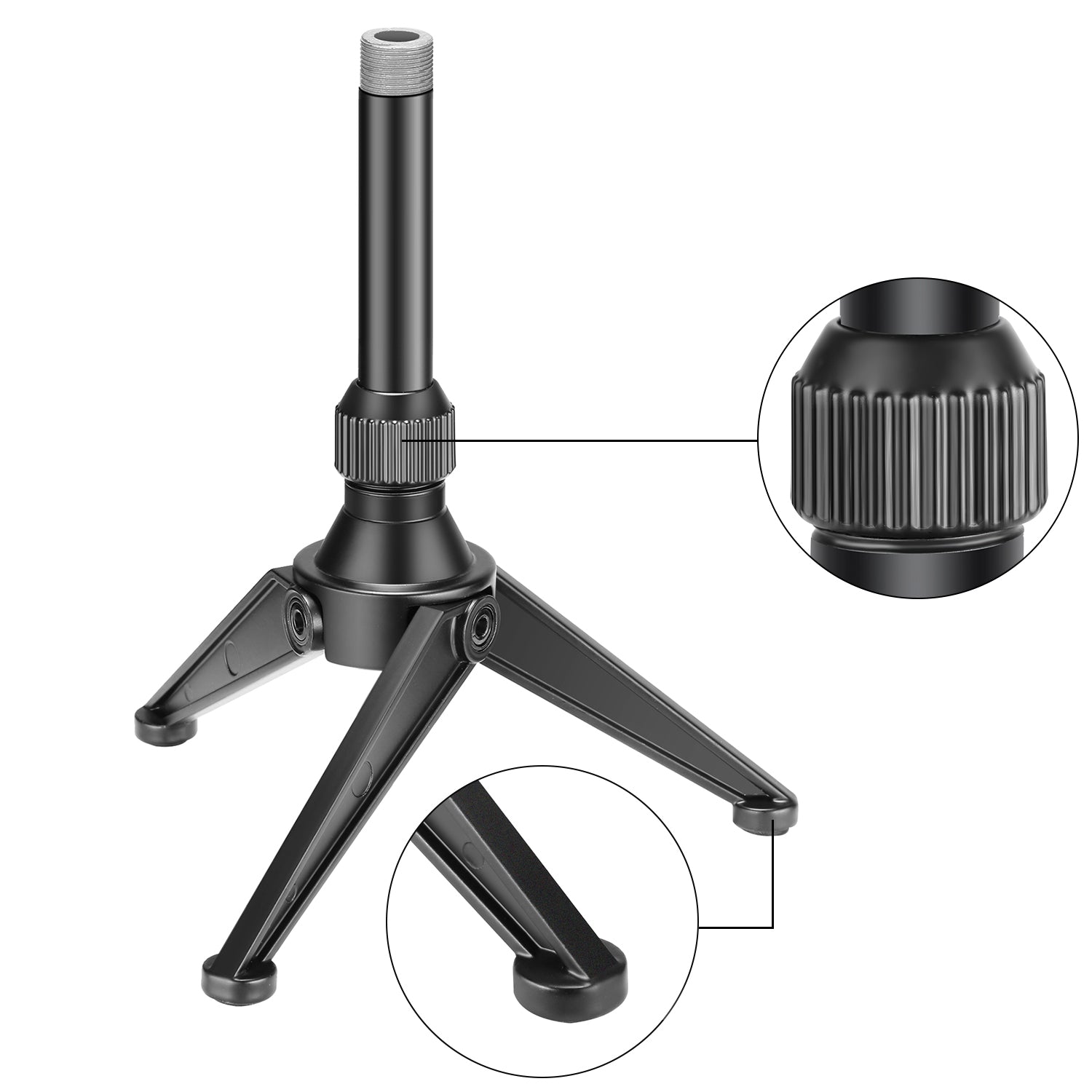 Neewer NW-050 Foldable Iron Mini Desktop Microphone Tripod Stand