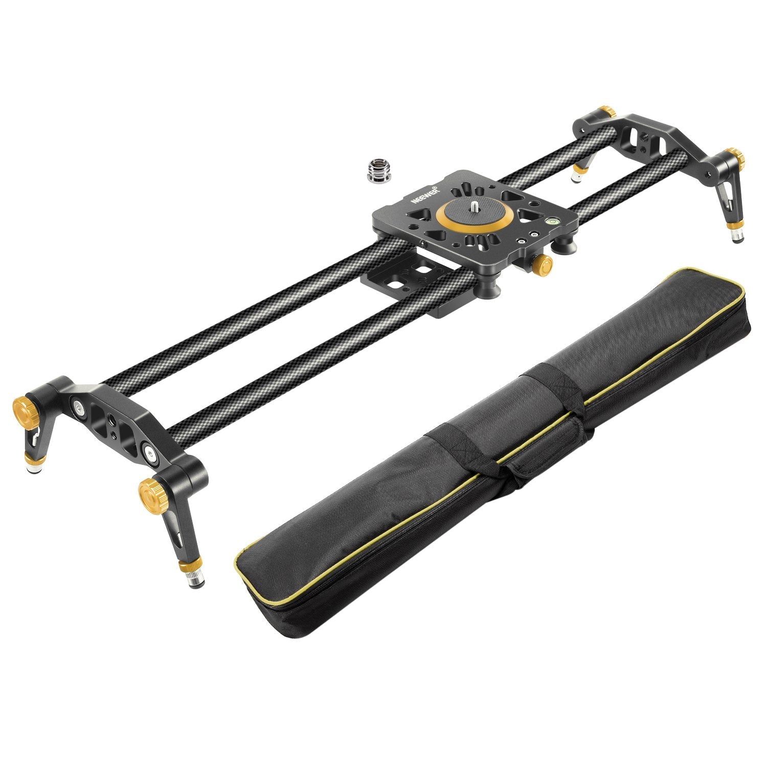Neewer Carbon Fiber Camera Track Slider Video Stabilizer Rail with 6 Bearings for DSLR Camera DV Video Camcorder Film Photography - neewer.com